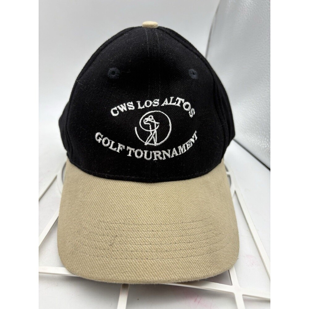 Los Altos Golf Tournament 12th Annual 2000 Black Tan Strapback Hat Cap